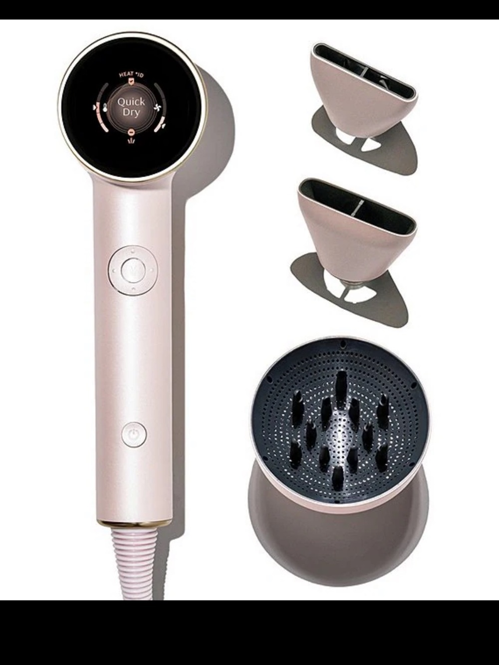T3 Aire IQ Satin Blush Hair Dryer with Rose Stand